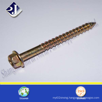 Lock Bolt Hex Flange Wood Screw